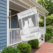 Pink Floyd Flag - Is There Any Body Out There Funny Witchy Cat Pink Floyd Flag - Is There Any Body Out There Funny Witchy Cat