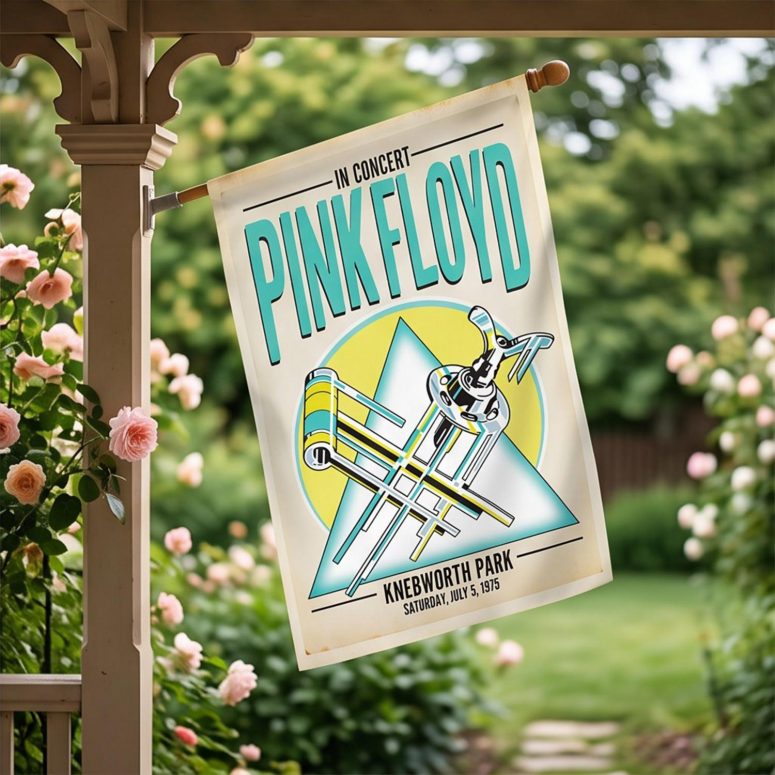 Pink Floyd Flag - Knebworth Park 1975