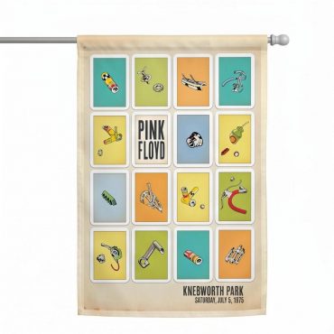 Pink Floyd Flag - Knebworth Park Bicycle Parts 1975