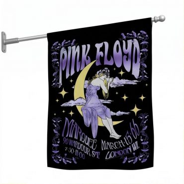 Pink Floyd Flag - Moon Girl Marquee March 15 66 London