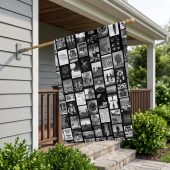 Pink Floyd Flag - Pink Floyd Artwork Poster Collage Black White Pink Floyd Flag - Pink Floyd Artwork Poster Collage Black White