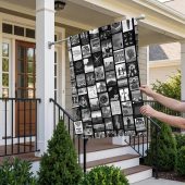 Pink Floyd Flag - Pink Floyd Artwork Poster Collage Black White Pink Floyd Flag - Pink Floyd Artwork Poster Collage Black White
