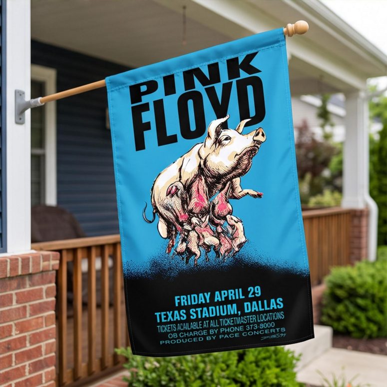Pink Floyd Flag - Pink Floyd Dallas Texas 1994 Concert Pink Floyd Flag - Pink Floyd Dallas Texas 1994 Concert