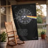 Pink Floyd Flag - Pink Floyd quote Time Art Pre Signed