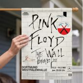 Pink Floyd Flag - Pink Floyd The Wall Original Vintage Tour Poster for Dortmund Germany 1981 Pink Floyd Flag - Pink Floyd The Wall Original Vintage Tour Poster for Dortmund Germany 1981