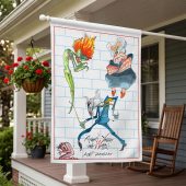 Pink Floyd Flag - Roger Waters special tour print The Wall Pink Floyd Flag - Roger Waters special tour print The Wall
