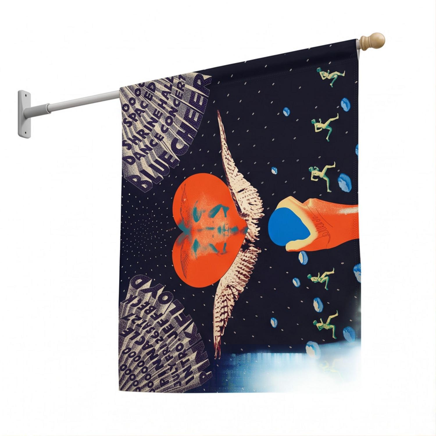 Pink Floyd Flag - Shrine Exposition Hall 1968 Pink Floyd Flag - Shrine Exposition Hall 1968