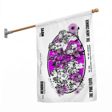 Pink Floyd Flag - Tallenge Pink Floyd And Jimi Hendrix 1967 Vintage UK Concert