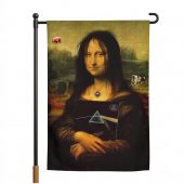 Pink Floyd Flag - TDSOTM Vinyl Disk Animals Atom Heart Mother Monalisa Parody