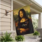 Pink Floyd Flag - TDSOTM Vinyl Disk Animals Atom Heart Mother Monalisa Parody