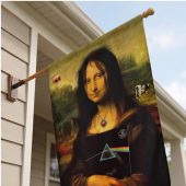 Pink Floyd Flag - TDSOTM Vinyl Disk Animals Atom Heart Mother Monalisa Parody