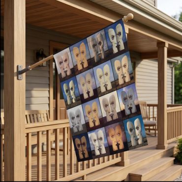 Pink Floyd Flag - The Division Bell Collage