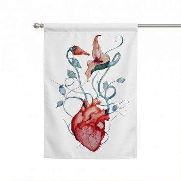 Pink Floyd Flag - The Wall Flower Heart What shall we do now Pink Floyd Flag - The Wall Flower Heart What shall we do now
