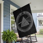 Pink Floyd Flag - Viking Valknut Dark Side Of The Moon Pink Floyd Flag - Viking Valknut Dark Side Of The Moon
