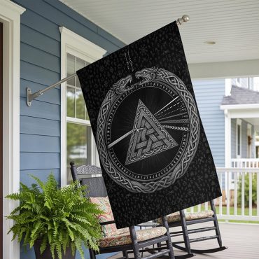 Pink Floyd Flag - Viking Valknut Dark Side Of The Moon