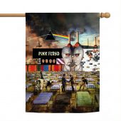 Pink Floyd Flag - Wish You Were Here Dark Side Of The Moon Pink Floyd The Wall Division Bell Animals