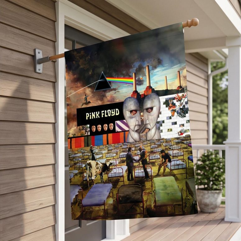 Pink Floyd Flag - Wish You Were Here Dark Side Of The Moon Pink Floyd The Wall Division Bell Animals
