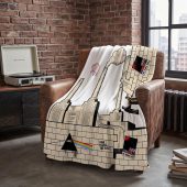 Pink Floyd Fleece Blanket - Album Art DSOTM Animals The Wall Pink Floyd Fleece Blanket - Album Art DSOTM Animals The Wall