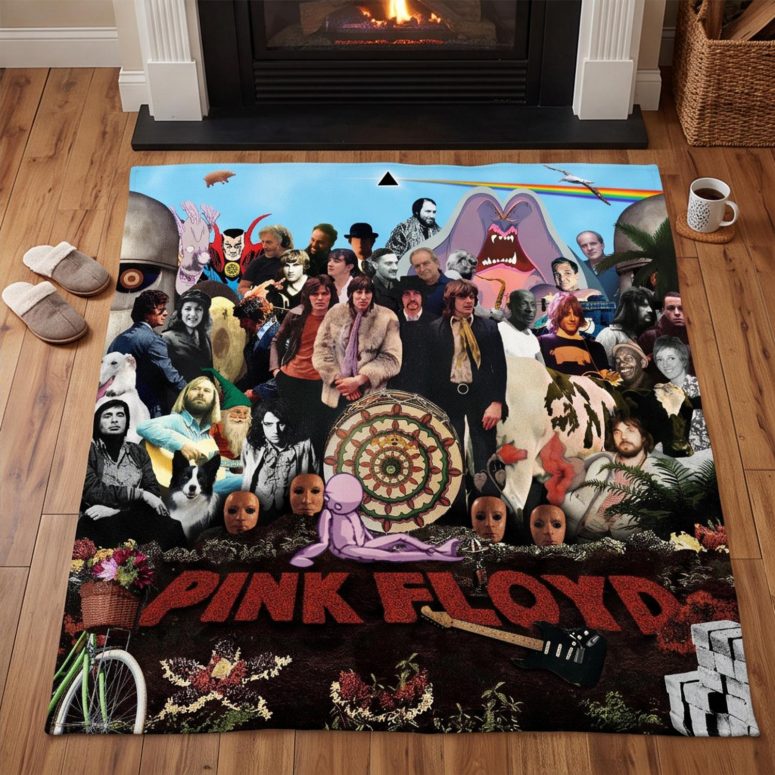 Pink Floyd Fleece Blanket - All In All, They’re Just Bricks From The Wall