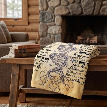 Pink Floyd Fleece Blanket - Breathe Lyrics