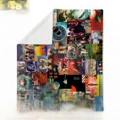 Pink Floyd Fleece Blanket - Collage Albums