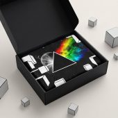 Pink Floyd Fleece Blanket - Dark Side of the Moon Galaxy Break Wall