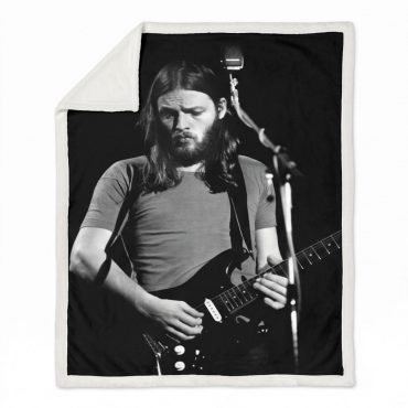 Pink Floyd Fleece Blanket - David Gilmour Live In Concert 1974 Pink Floyd Fleece Blanket - David Gilmour Live In Concert 1974
