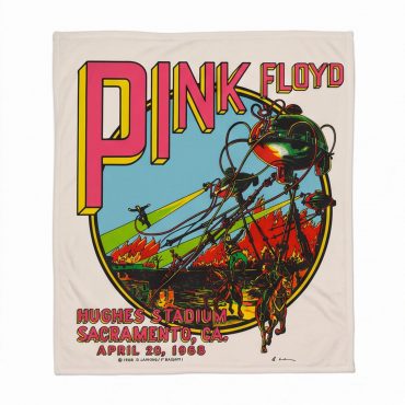 Pink Floyd Fleece Blanket - Hughes Stadium Sacramento Concert Pink Floyd Fleece Blanket - Hughes Stadium Sacramento Concert