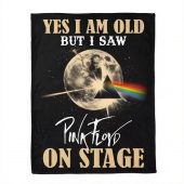 Pink Floyd Fleece Blanket - I Am Old But I Saw Pink Floyd On Stage DSOTM