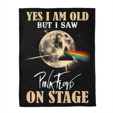 Pink Floyd Fleece Blanket - I Am Old But I Saw Pink Floyd On Stage DSOTM