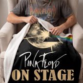 Pink Floyd Fleece Blanket - I Am Old But I Saw Pink Floyd On Stage DSOTM