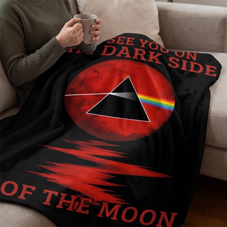 Pink Floyd Fleece Blanket - I’ll see you on the Dark Side Pink Floyd Fleece Blanket - I’ll see you on the Dark Side