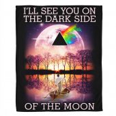Pink Floyd Fleece Blanket - I’ll See You On The Dark Side Of The Moon