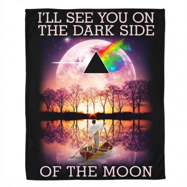 Pink Floyd Fleece Blanket - I’ll See You On The Dark Side Of The Moon Pink Floyd Fleece Blanket - I’ll See You On The Dark Side Of The Moon