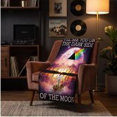 Pink Floyd Fleece Blanket - I’ll See You On The Dark Side Of The Moon