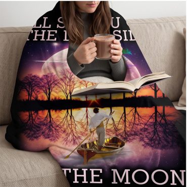 Pink Floyd Fleece Blanket - I’ll See You On The Dark Side Of The Moon