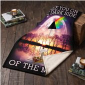 Pink Floyd Fleece Blanket - I’ll See You On The Dark Side Of The Moon