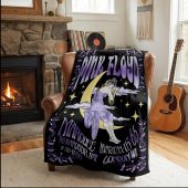 Pink Floyd Fleece Blanket - Moon Girl Marquee March 15 66 London