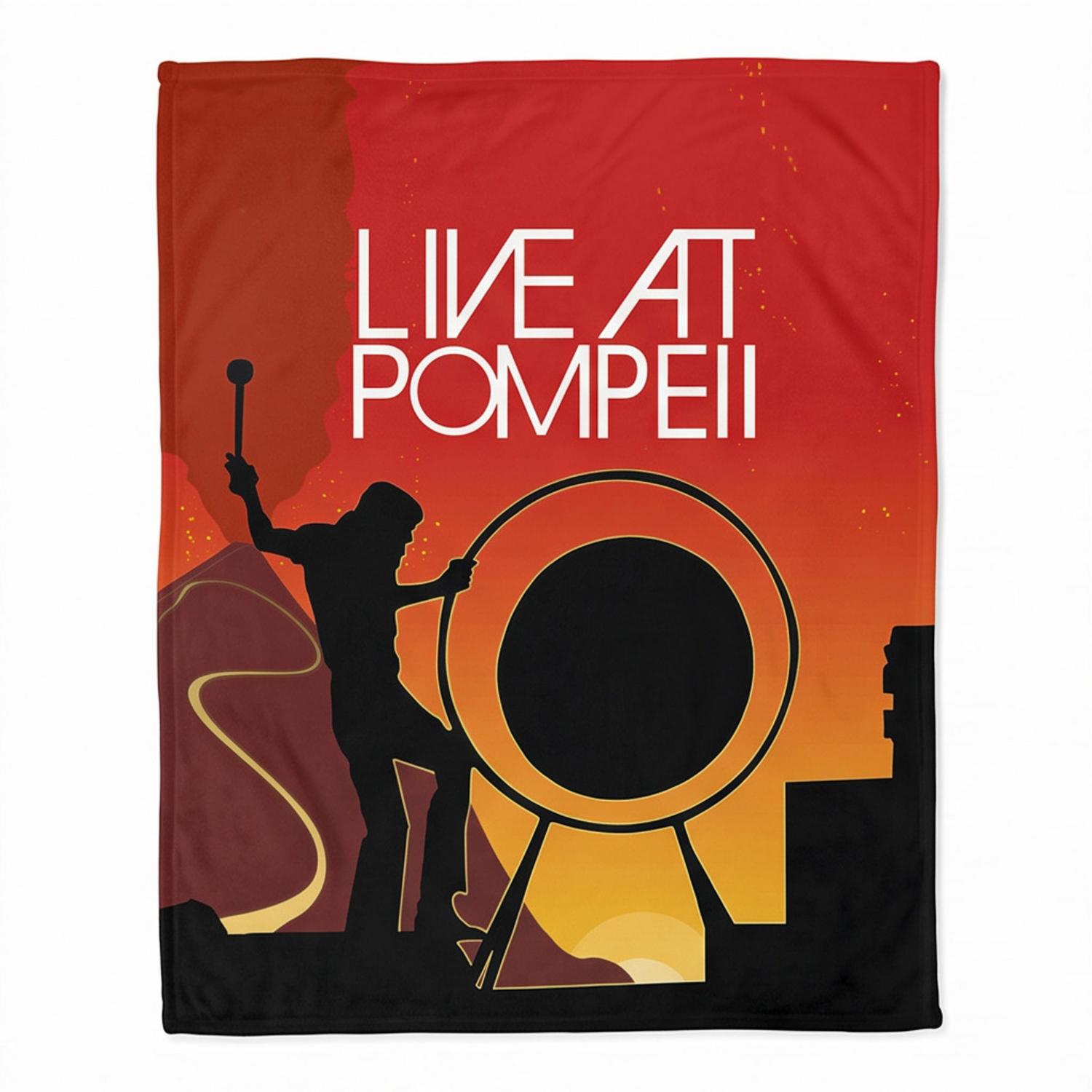 Pink Floyd Fleece Blanket - Pink Floyd Live At Pompeii Pink Floyd Fleece Blanket - Pink Floyd Live At Pompeii