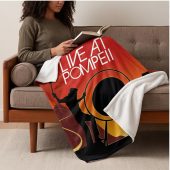 Pink Floyd Fleece Blanket - Pink Floyd Live At Pompeii Pink Floyd Fleece Blanket - Pink Floyd Live At Pompeii