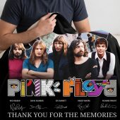 Pink Floyd Fleece Blanket - Pink Floyd Shirt Time Line Album Collage Signature Pink Floyd Fleece Blanket - Pink Floyd Shirt Time Line Album Collage Signature