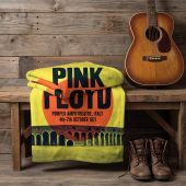 Pink Floyd Fleece Blanket - Pompeii Amphitheatre Italy 1971