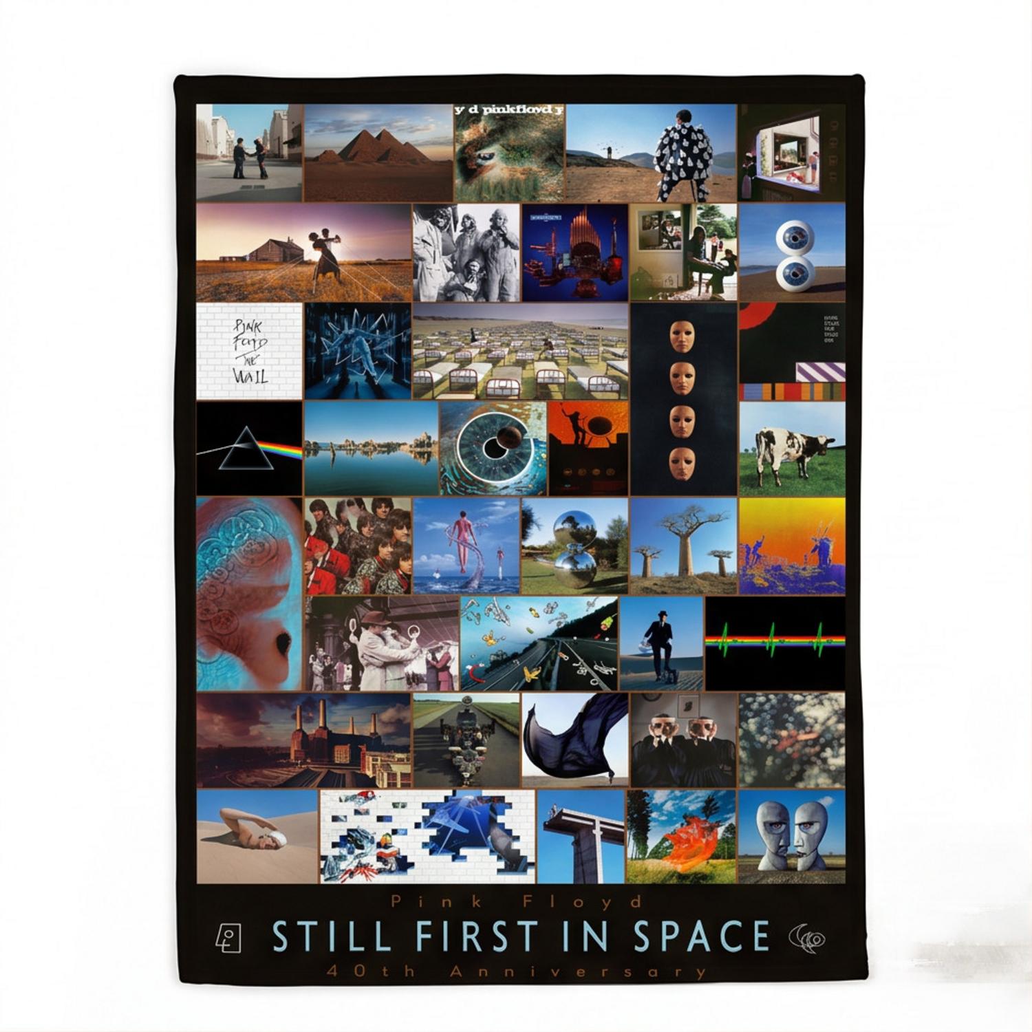 Pink Floyd Fleece Blanket - Still First In Space 40th Anniversary Pink Floyd Fleece Blanket - Still First In Space 40th Anniversary