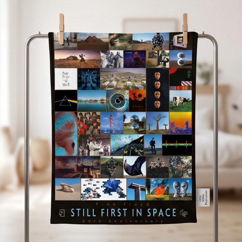 Pink Floyd Fleece Blanket - Still First In Space 40th Anniversary Pink Floyd Fleece Blanket - Still First In Space 40th Anniversary