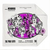 Pink Floyd Fleece Blanket - Tallenge Pink Floyd And Jimi Hendrix 1967 Vintage UK Concert