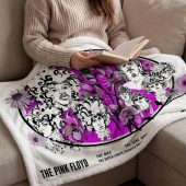 Pink Floyd Fleece Blanket - Tallenge Pink Floyd And Jimi Hendrix 1967 Vintage UK Concert