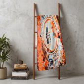 Pink Floyd Fleece Blanket - This is where the magic happens Pink Floyd in Pompeii Painting