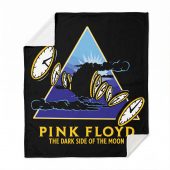 Pink Floyd Fleece Blanket - Time Dark Side Of The Moon