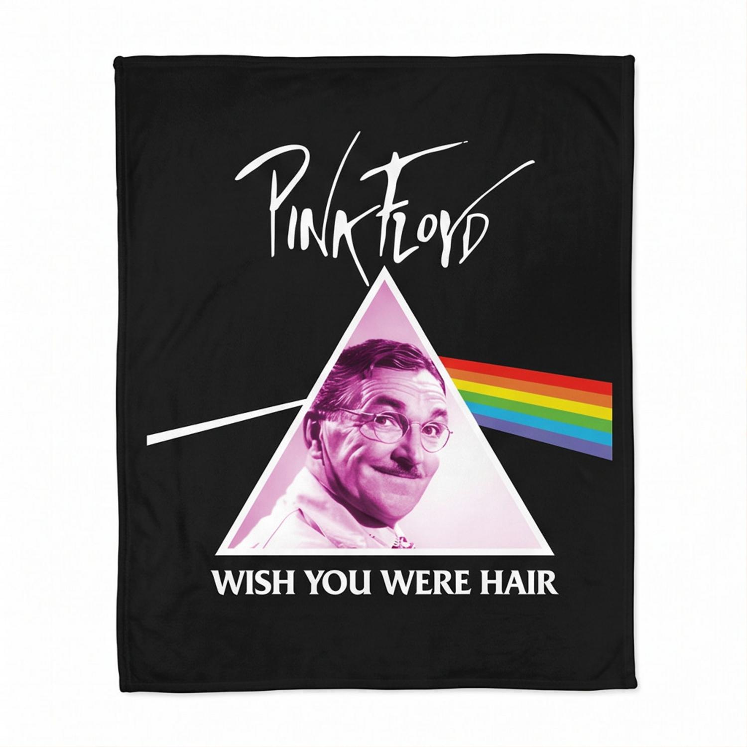 Pink Floyd Fleece Blanket - Wish You Were Hair Pink Floyd Fleece Blanket - Wish You Were Hair