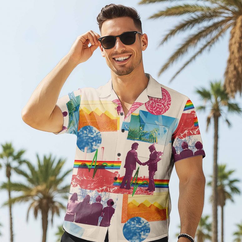 Pink Floyd Hawaiian Shirt - 8 Tracks 2026